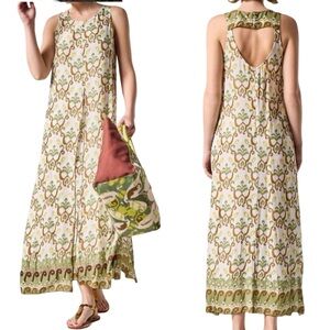 Maliparmi printed maxi dress. EUC